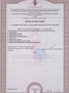 2015.03.25 Богородицк - Приложение к сертификату, Профили поливинилхлоридные системы Rehau.