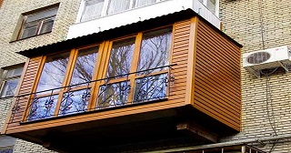 Внешняя отделка балкона Богородицк цена от 1057 руб. м/2.