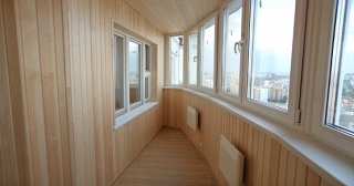 Внутренняя отделка лоджии Богородицк, цена от 212 руб. м2